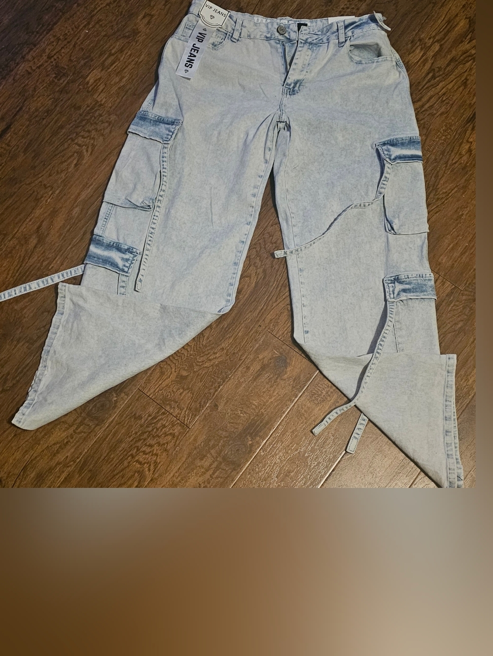VIP Wide Leg Cargo Jeans